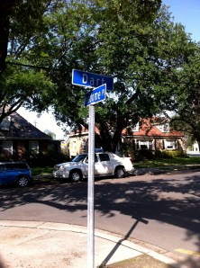 Same route late this afternoon.