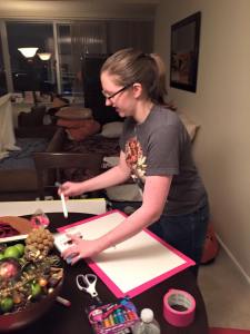 katie-making-her-poster